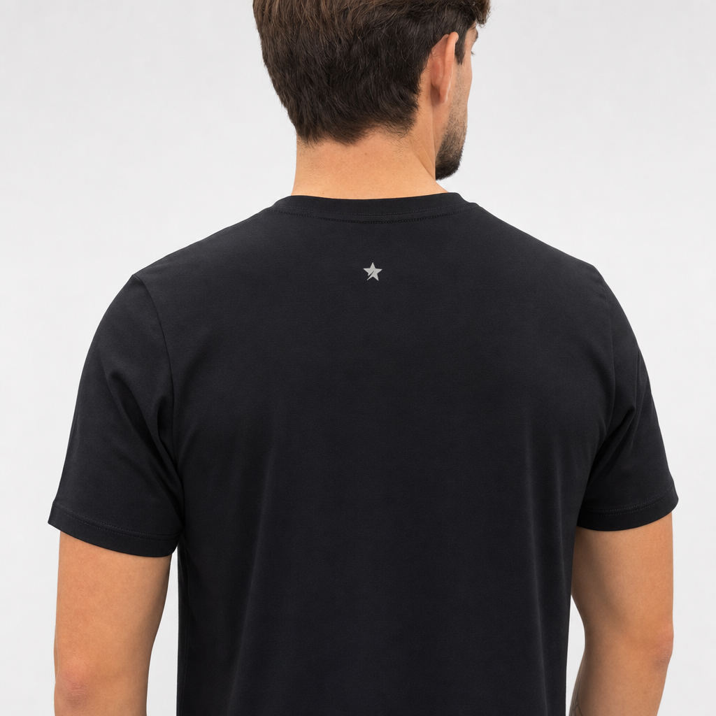 Camiseta de Algodão Pima Peruano Cinco Estrelas